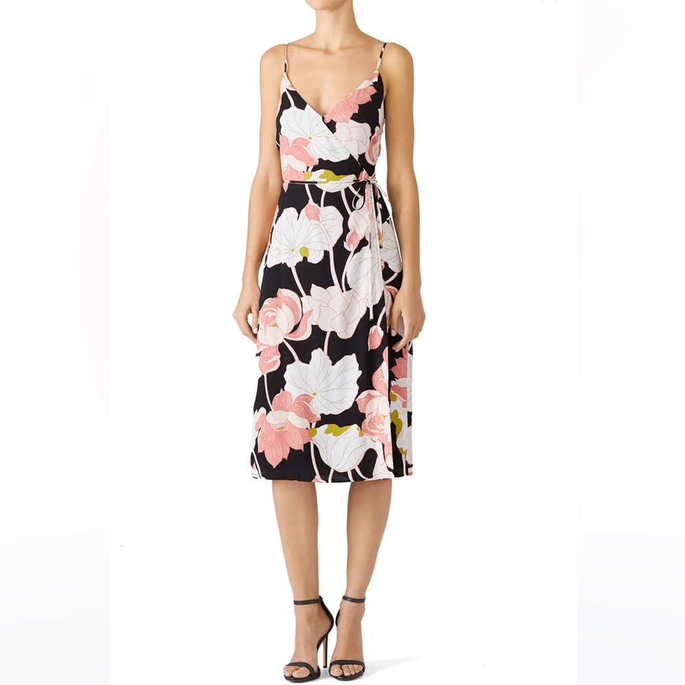 Cupcakes and cashmere floral wrap dress size XS